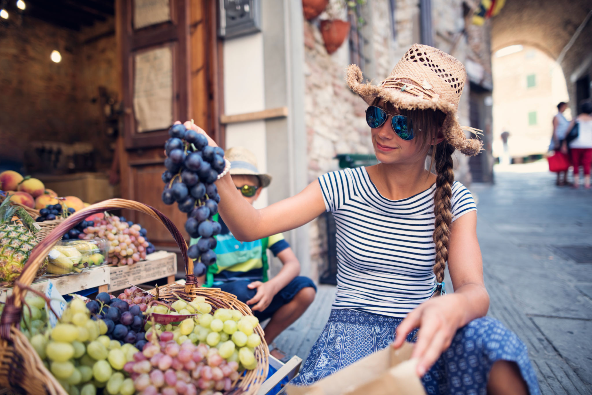 local market Tuscany