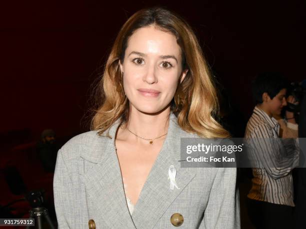 Actress Alice David attends 'Mobile Film Festival 2018' at Mk2 Bibliotheque on March 13, 2018 in Paris, France.