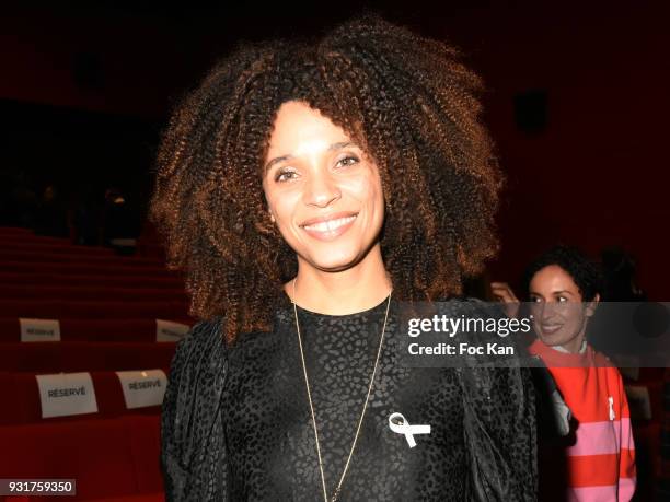 Stefi Celma attends 'Mobile Film Festival 2018' at Mk2 Bibliotheque on March 13, 2018 in Paris, France.