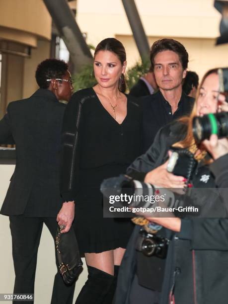 Daisy Fuentes and Richard Marx are seen on March 13, 2018 in Los Angeles, California.