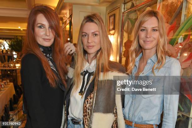 Angela Radcliffe, Caroline Sciamma-Massenet and Malin Jefferies attend an exclusive wellness breakfast celebrating luxury sportswear brand Monreal...