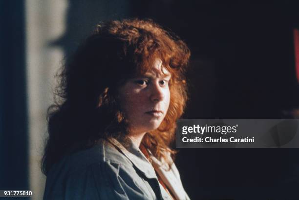 Murielle Bolle at the crown court of Côte d'Or, Dijon, France, 3rd December 1993. Murielle Bolle is testifying in the trial of Jean-Marie Villemin...