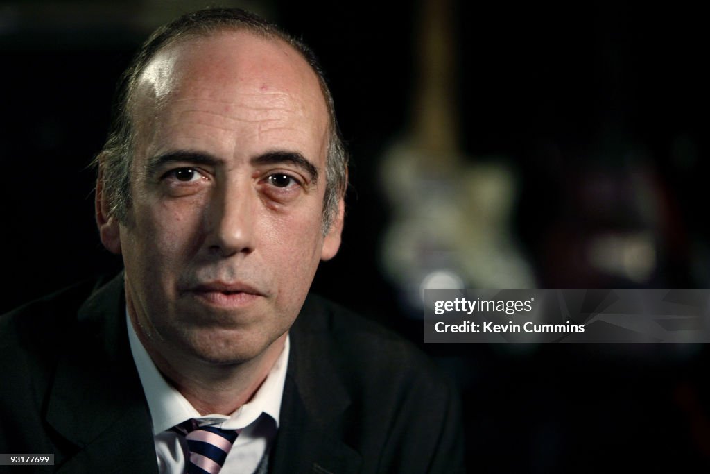 Mick Jones Sits For Portraits At His Studio In London