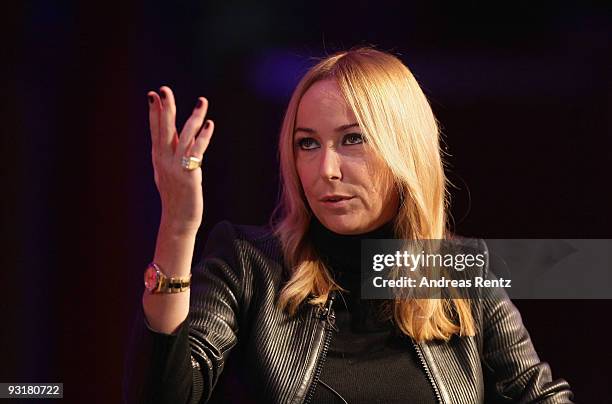 Frida Giannini, creative director of Gucci, attends the IHT Techno Luxury Conference at Ritz Hotel on November 18, 2009 in Berlin, Germany.