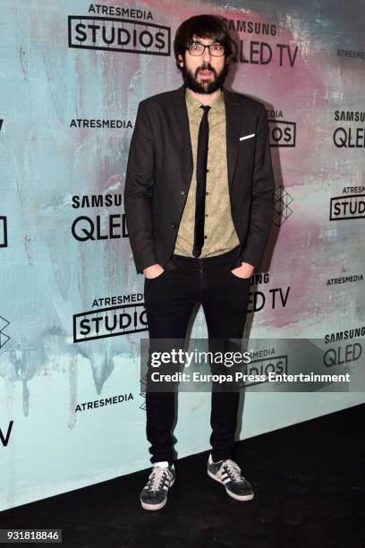 Quique Peinado attends the Atresmedia Studios photocall at the Barcelo Theater on March 13, 2018 in Madrid, Spain.