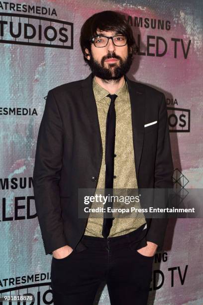 Quique Peinado attends the Atresmedia Studios photocall at the Barcelo Theater on March 13, 2018 in Madrid, Spain.