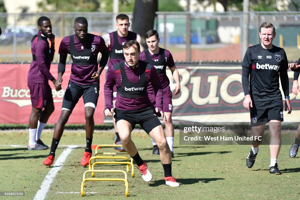 West Ham United Training Camp