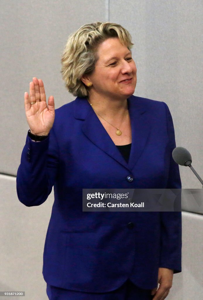 New German Government Sworn In, Merkel Takes Fourth Term