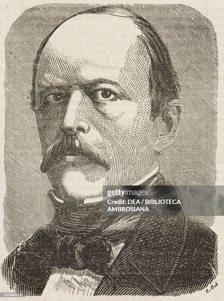 Portrait of Otto von Bismarck , Prime Minister of Prussia and the ...
