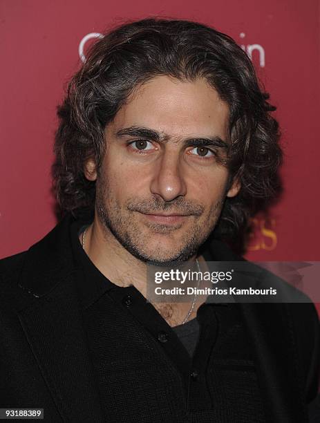 Michael Imperioli attends The Cinema Soci ety & Calvin Klein screening of "Broken Embraces" at the Crosby Street Hotel on November 17, 2009 in New...