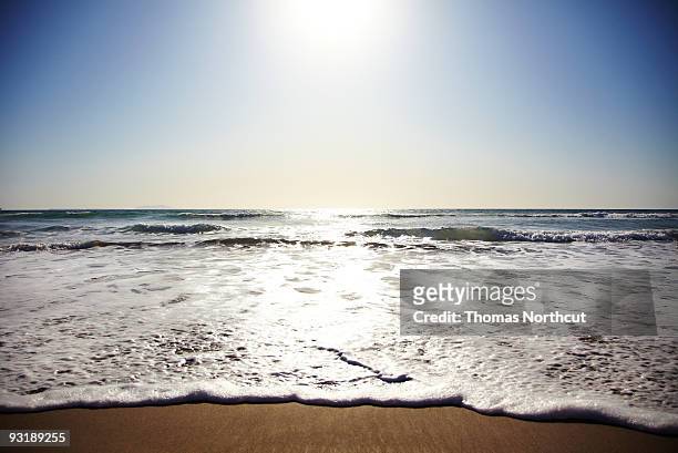 beach in california on pacific ocean  - oxnard bildbanksfoton och bilder