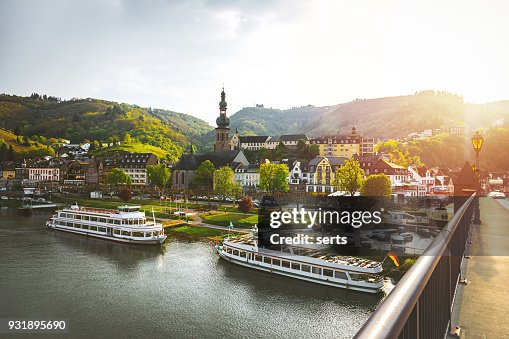 Cityscape of Cochem and the River Moselle, Germany Cityscape of Cochem and the River Moselle, Germany