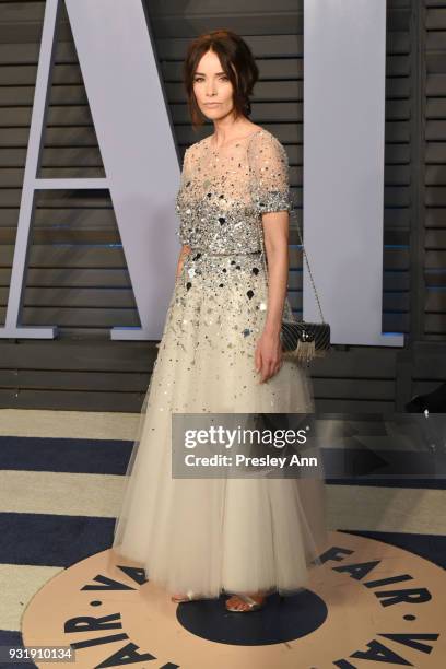 Abigail Spencer attends 2018 Vanity Fair Oscar Party Hosted By Radhika Jones - Arrivals at Wallis Annenberg Center for the Performing Arts on March...