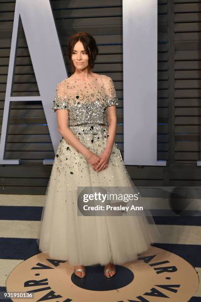 Abigail Spencer attends 2018 Vanity Fair Oscar Party Hosted By Radhika Jones - Arrivals at Wallis Annenberg Center for the Performing Arts on March...