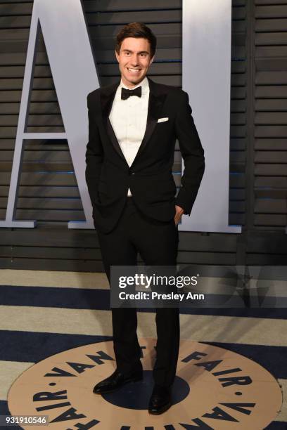 Ricky Van Veen attends 2018 Vanity Fair Oscar Party Hosted By Radhika Jones - Arrivals at Wallis Annenberg Center for the Performing Arts on March 4,...