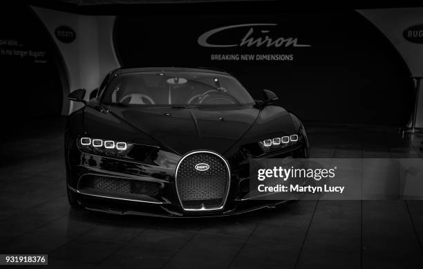 The Bugatti Chiron is shown to the Goodwood Festival of Speed visitors for the first time, on June 24, 2016. Unveiled earlier in 2016, at the Geneva...