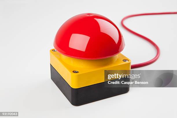 a big red buzzer - red button stock pictures, royalty-free photos & images