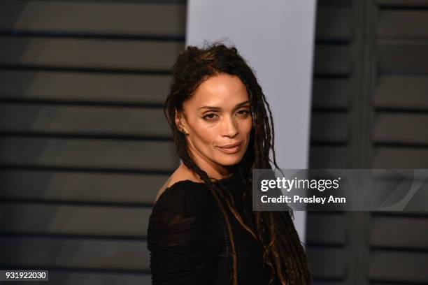 Lisa Bonet attends the 2018 Vanity Fair Oscar Party Hosted By Radhika Jones - Arrivals at Wallis Annenberg Center for the Performing Arts on March 4,...