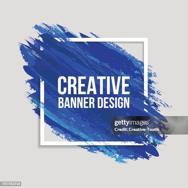 ilustraciones, imágenes clip art, dibujos animados e iconos de stock de color creativos banners - newspaper headline