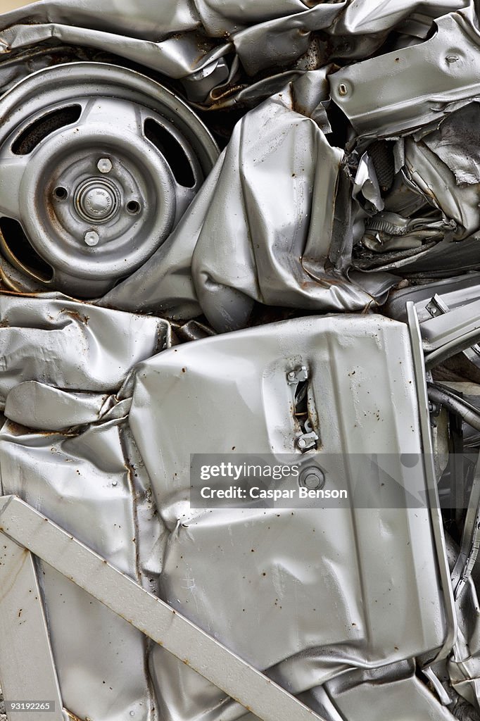 Crushed vehicles