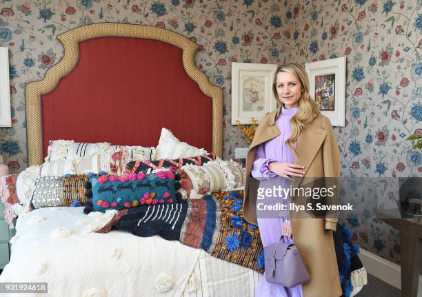 Blogger Blair Eadie of Atlantic Pacific poses during Nordstrom and Anthropologie partner to Introduce Anthropologie Home In Nordstrom stores and...