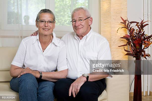 formal portrait of a older couple - formal shirt stock pictures, royalty-free photos & images