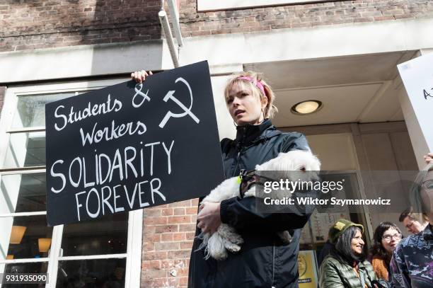 Few thousand of people including higher and further education staff and students took part in a protest march across central London to Westminster...