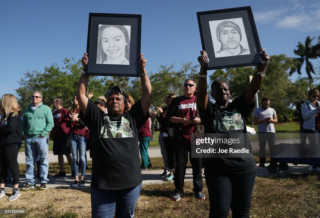 Across U.S., Students Walk Out Of Schools To Address School Safety And Gun Violence