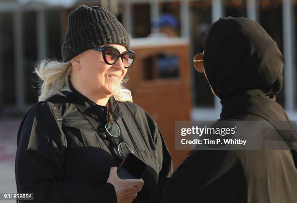 Photographer Brigitte Lacombe attends the Closing Night event on day six of Qumra, the fourth edition of the industry event by the Doha Film...