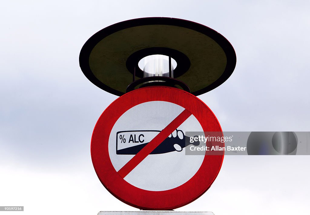 No alcohol sign at Museumplein 