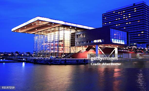 muziekgebouw aan 't ij - muziek stock-fotos und bilder