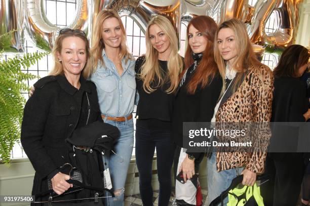 Alison Henry, Malin Jefferies, Donata Davidoff, Angela Radcliffe and Caroline Sciamma-Massenet attend an exclusive wellness breakfast celebrating...