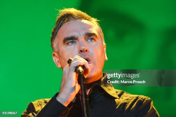 Singer Morrissey performs live at the Tempodrom on November 16, 2009 in Berlin, Germany.