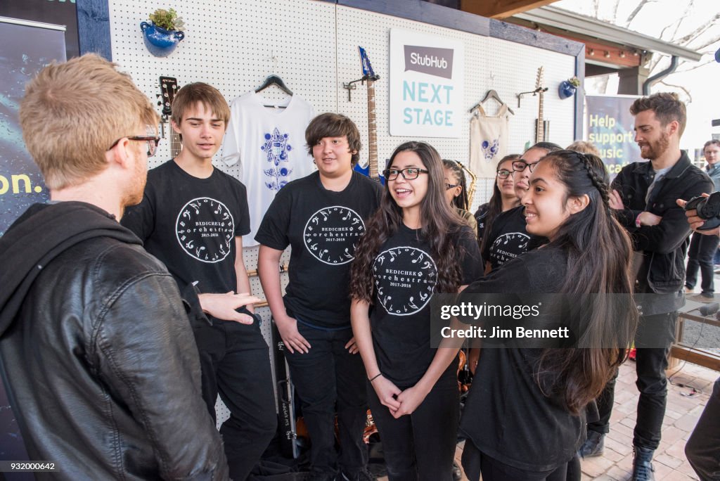 Stub Hub Kicks Off Multi-Year Program To Support Music Education At SXSW Benefiting Bedichek Middle School In Austin