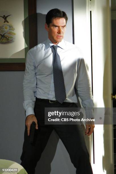 Agent Hotchner battles the Reaper in an effort to save his family, on CRIMINAL MINDS, Wednesday, November 25 on the CBS Television Network.