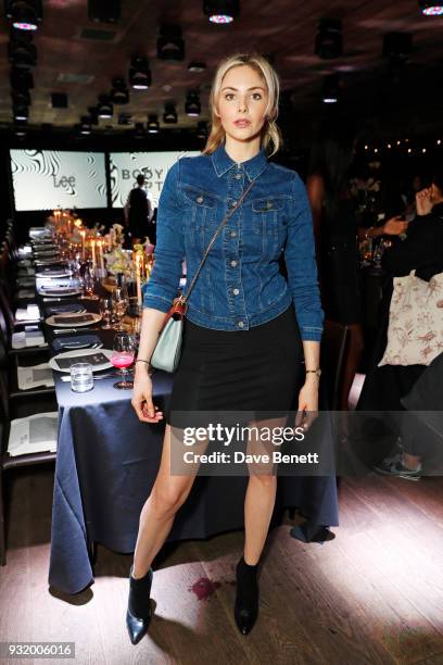Tamsin Egerton attends the Lee Body Optix by Lee Jeans dinner at The London EDITION on March 14, 2018 in London, England.