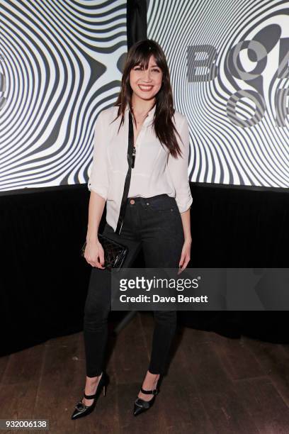 Daisy Lowe attends the Lee Body Optix by Lee Jeans dinner at The London EDITION on March 14, 2018 in London, England.