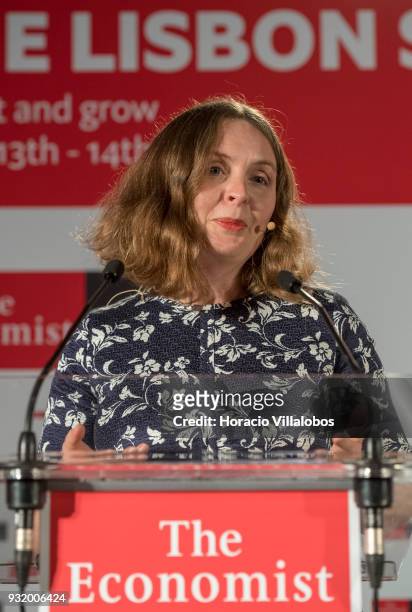 British Ambassador to Portugal Kirsty Hayes delivers a keynote speech on trading with post-brexit Britain at The Economist Lisbon Summit 2018 on...