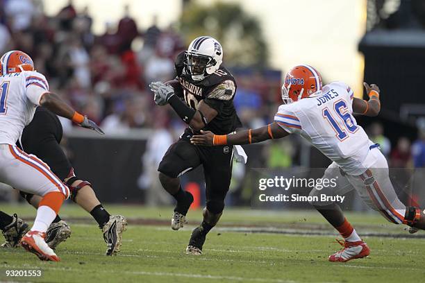 South Carolina Brian Maddox in action vs Florida. Columbia, SC CREDIT: Simon Bruty