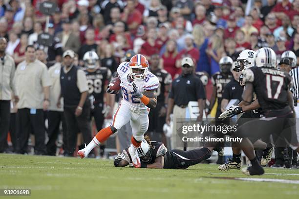 Florida Omarius Hines in action vs South Carolina. Columbia, SC CREDIT: Simon Bruty