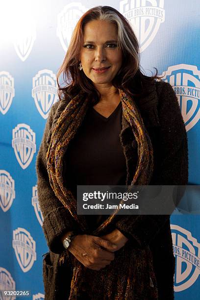 Actress Isaura Espinoza during a press conference to announce the beginning of the filming of the movie 'Viento en Contra' at Kansas 20 on November...