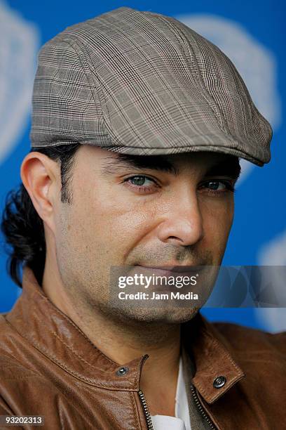 Actor Mauricio Islas during a press conference to announce the beginning of the filming of the movie 'Viento en Contra' at Kansas 20 on November 18,...