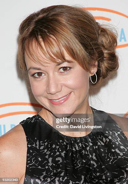 Actress Megyn Price attends the 7th Annual Lupus LA Bag Ladies Luncheon at the Beverly Wilshire Four Seasons Hotel on November 18, 2009 in Beverly...