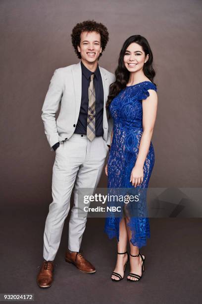 New York Midseason Press Day -- Pictured: Damon J. Gillespie, Auli'i Cravalho, "Rise" --