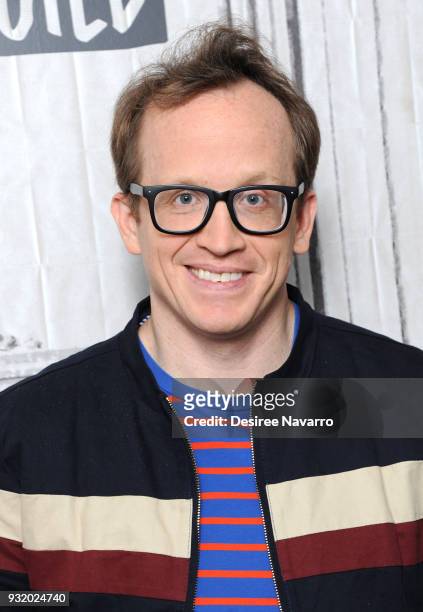 Actor/comedian Chris Gethard visits Build Series to discuss 'The Chris Gethard Show' at Build Studio on March 14, 2018 in New York City.