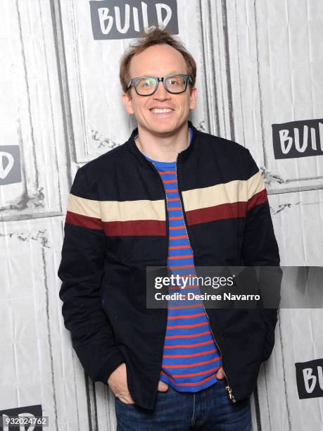 Actor/comedian Chris Gethard visits Build Series to discuss 'The Chris Gethard Show' at Build Studio on March 14, 2018 in New York City.