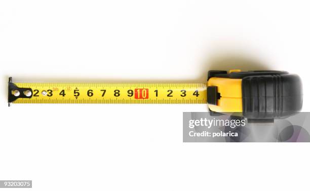 ruler tape - meter instrument of measurement stock pictures, royalty-free photos & images