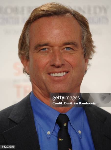 Robert F. Kennedy Jr. Attends the 2009 Robert F. Kennedy Center Ripple of Hope Awards dinner at Pier Sixty at Chelsea Piers on November 18, 2009 in...