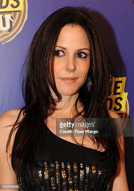 Actress Mary-Louise Parker attends the 2009 mtvU Woodie Awards at the Roseland Ballroom on November 18, 2009 in New York City.