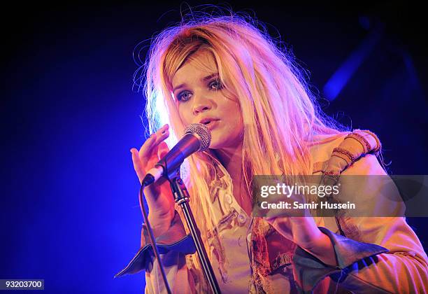 Daisy Dares You aka Daisy Coburn performs at Mencap's Little Noise Sessions at the Union Chapel on November 18, 2009 in London, England.